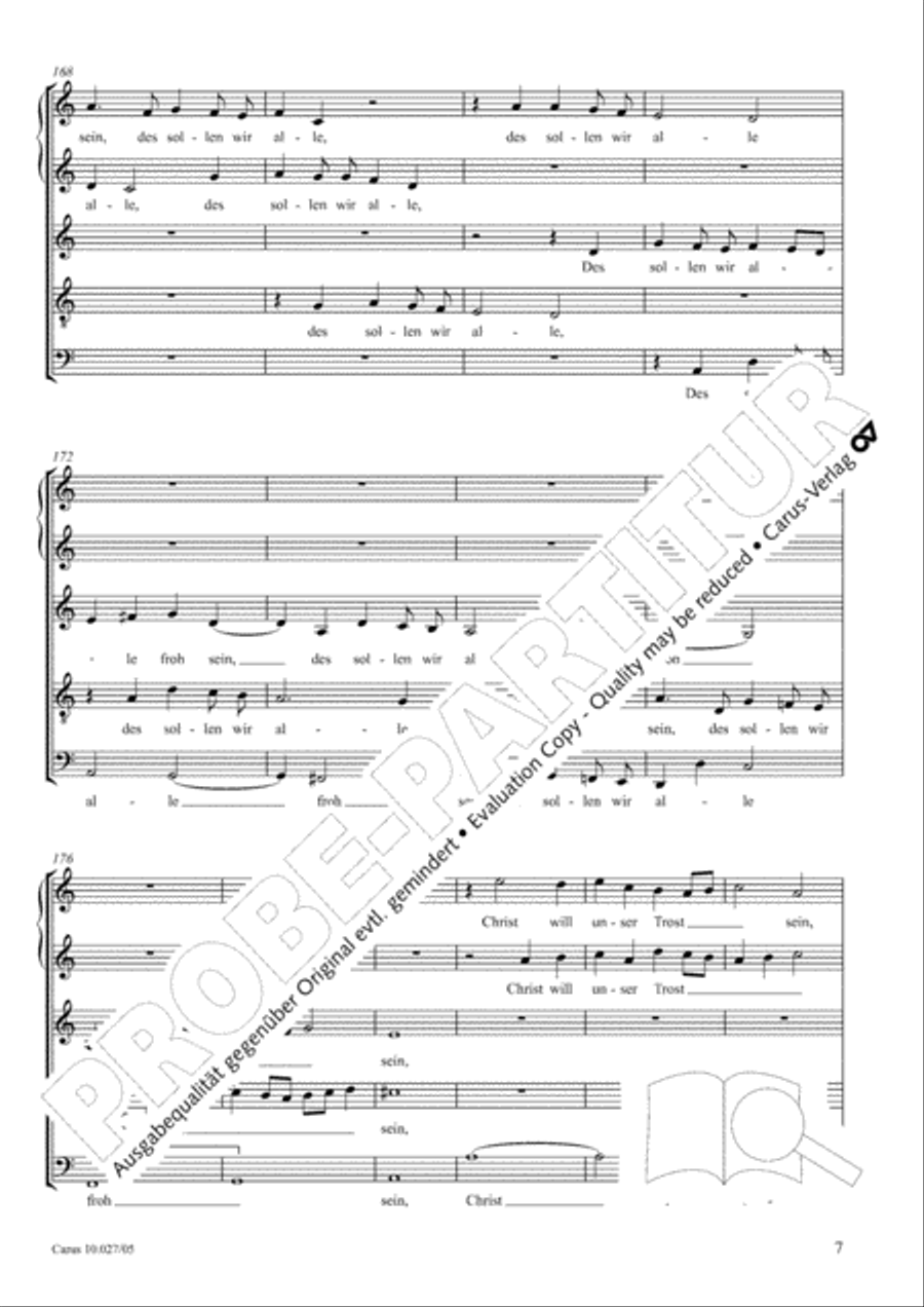 Halleluja, Christ ist erstanden (Halleluja. Christ ist erstanden) SSATB scores gallery preview page 8