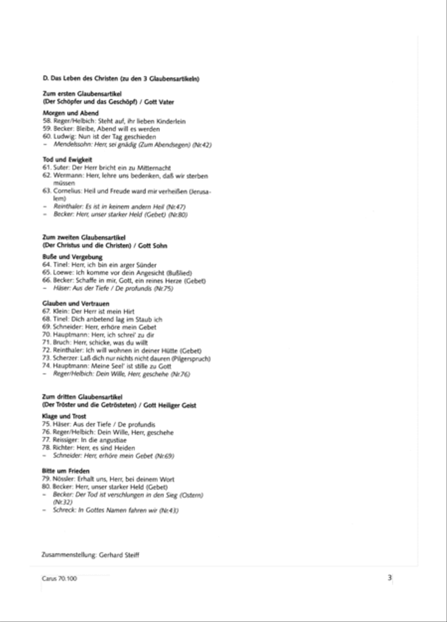 Geistliches Chorbuch der Romantik Choir scores gallery preview page 4