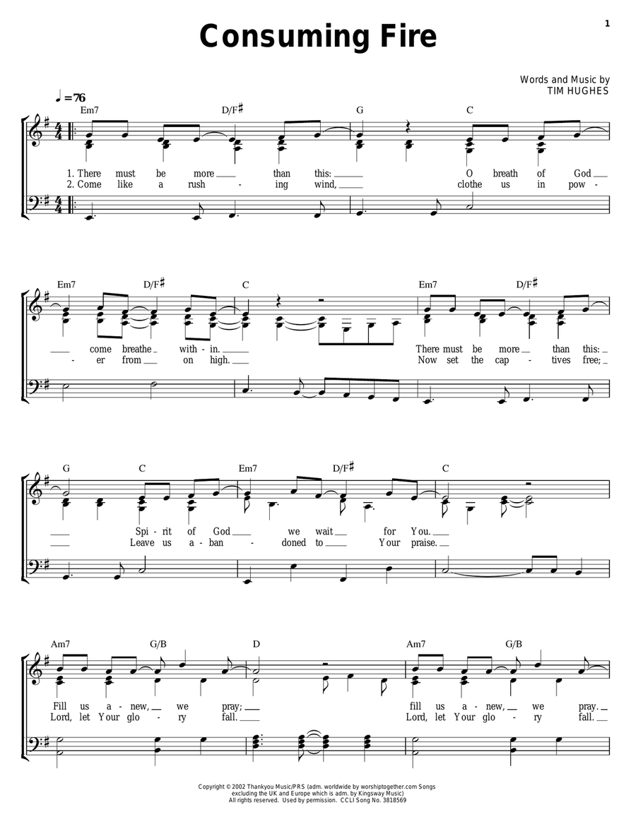 Consuming Fire Consuming Fire Acoustic Guitar scores gallery preview page 1