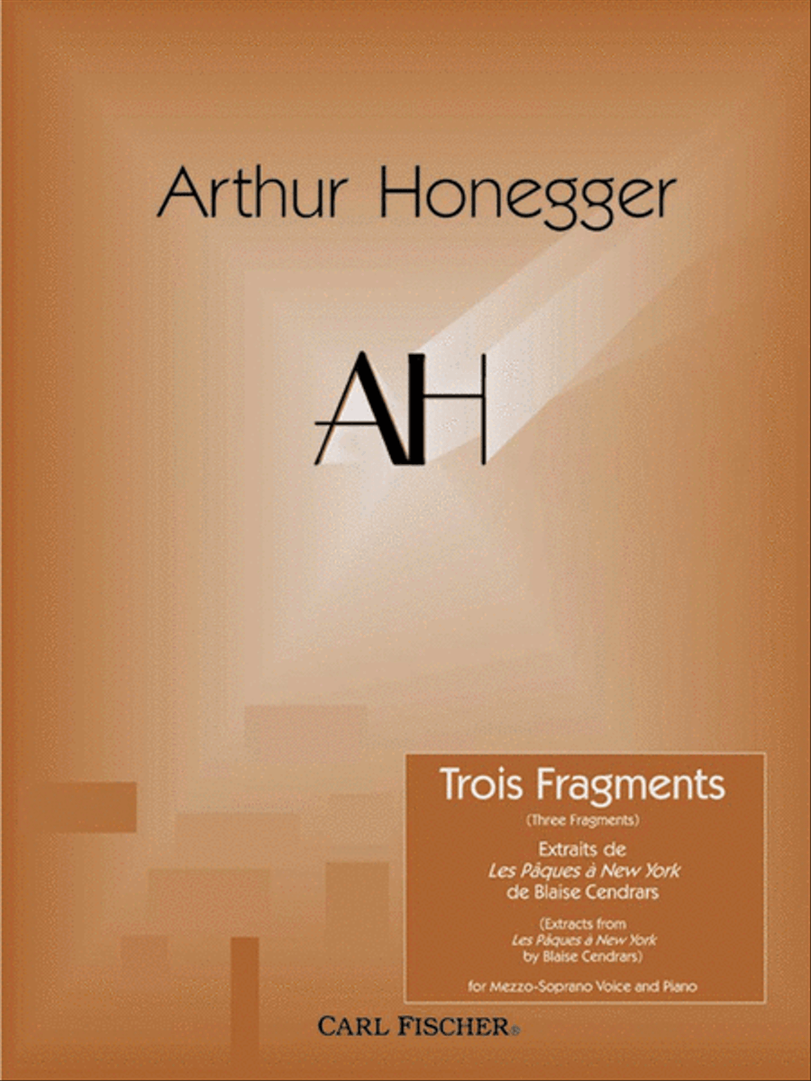 Trois Fragments Trois Fragments Soprano Voice scores gallery preview page 1