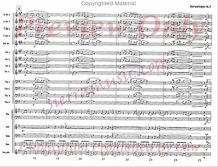 Bodysnatchers Bodysnatchers Jazz Ensemble scores gallery preview page 4
