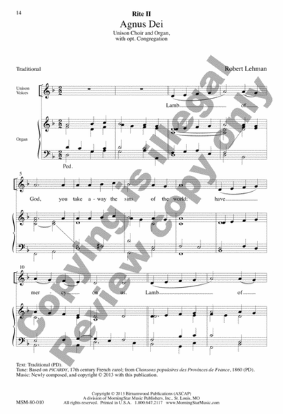 Advent Mass (Choral Score)