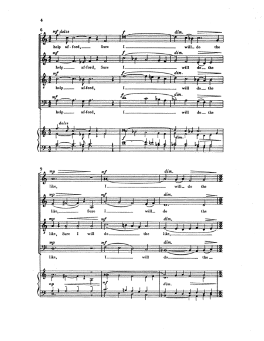 Bitter-Sweet 4-Part scores gallery preview page 4