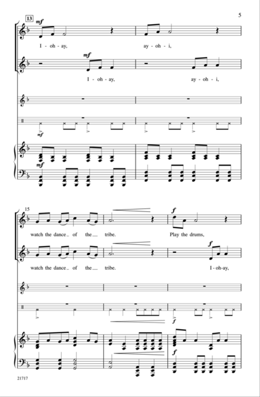Rain Dance Rain Dance 2-Part scores gallery preview page 4