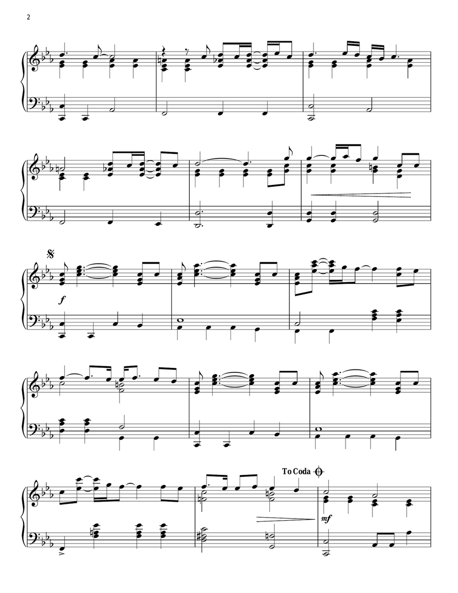 Skyfall Piano Solo scores gallery preview page 2