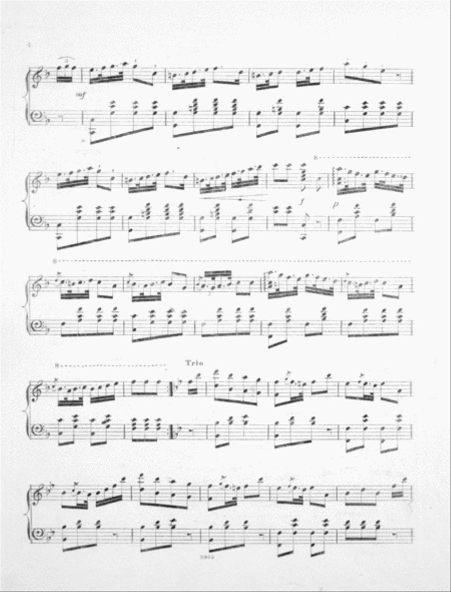 Gilmore House Schottisch Piano Solo scores gallery preview page 3