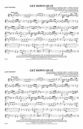 Get Down on It: 2nd B-flat Trumpet
