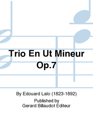 Trio En Ut Mineur Op. 7