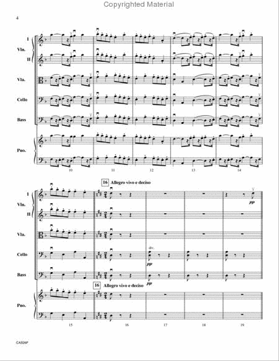 Farandole String Orchestra scores gallery preview page 3