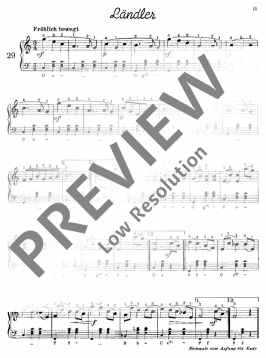 Für kleine Leute Accordion scores gallery preview page 16