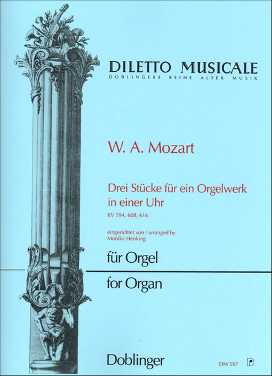Drei Stucke fur ein Orgelwerk in einer Uhr (KV 608, KV616, KV 594) Organ scores gallery preview page 1