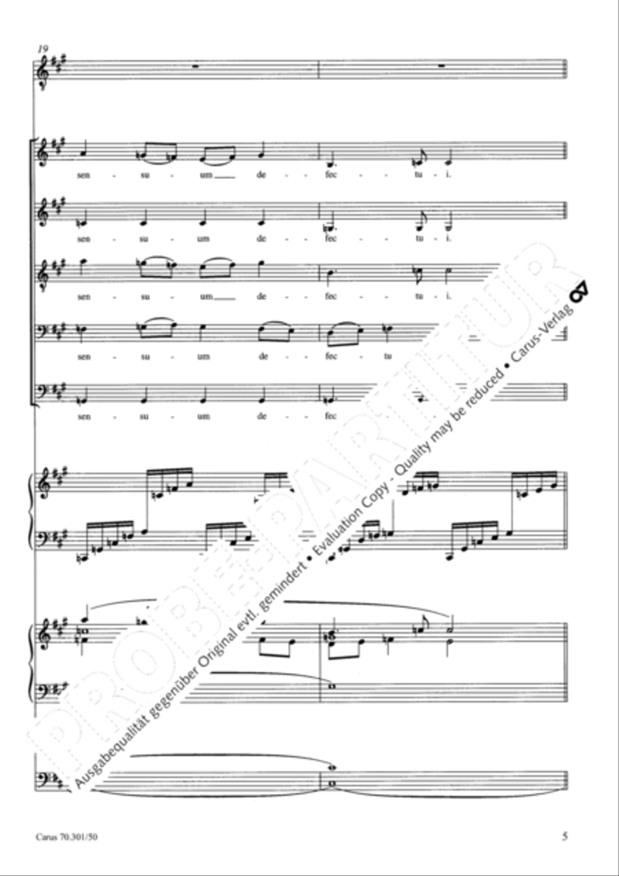 Tantum ergo in A major Choir scores gallery preview page 6
