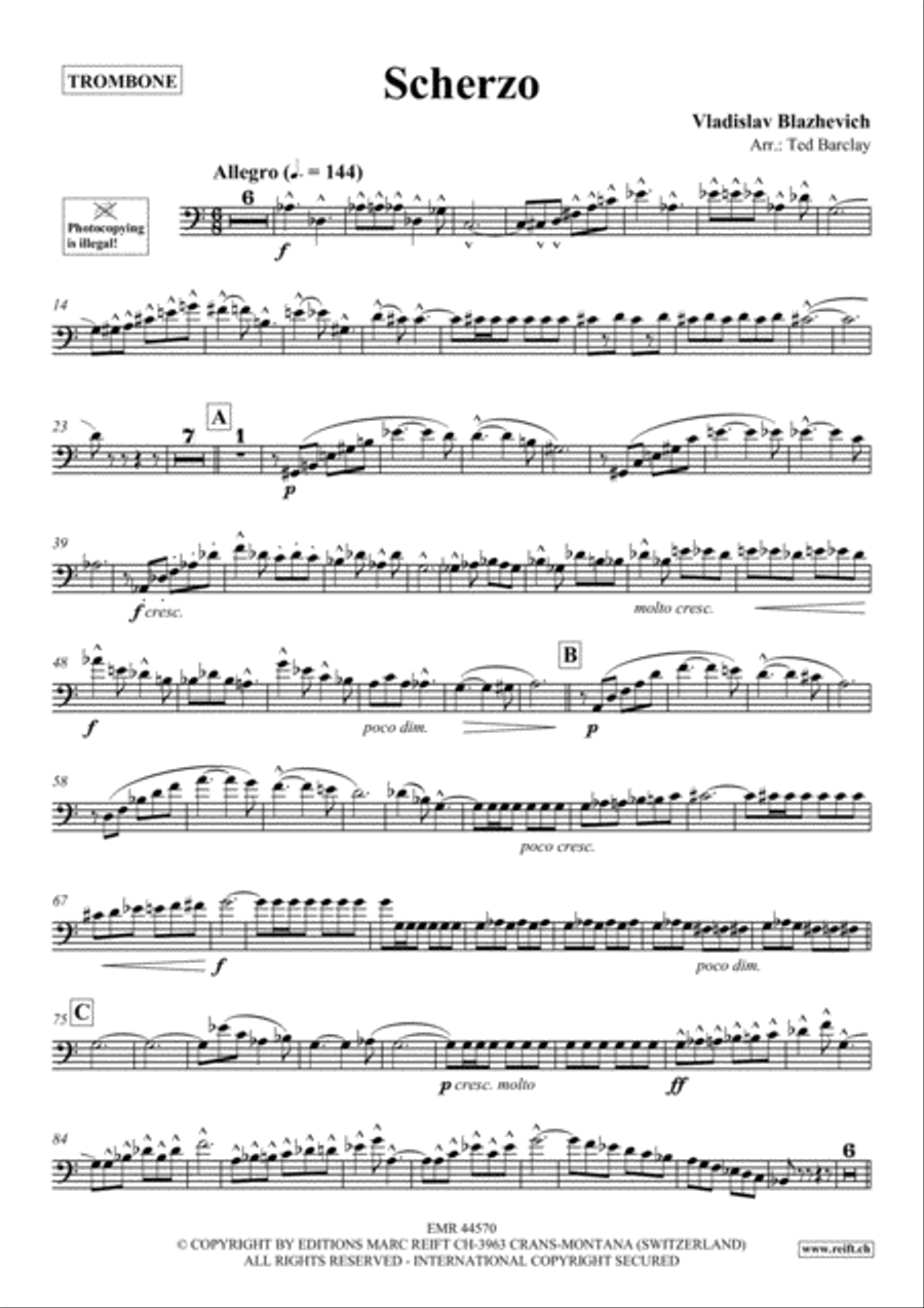 Scherzo Scherzo Piano Accompaniment scores gallery preview page 2