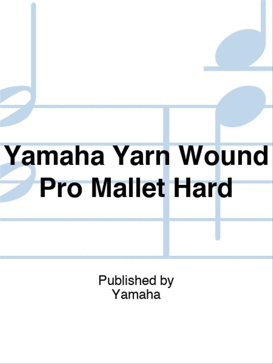 Yamaha Yarn Wound Pro Mallet Hard Marimba scores gallery preview page 1