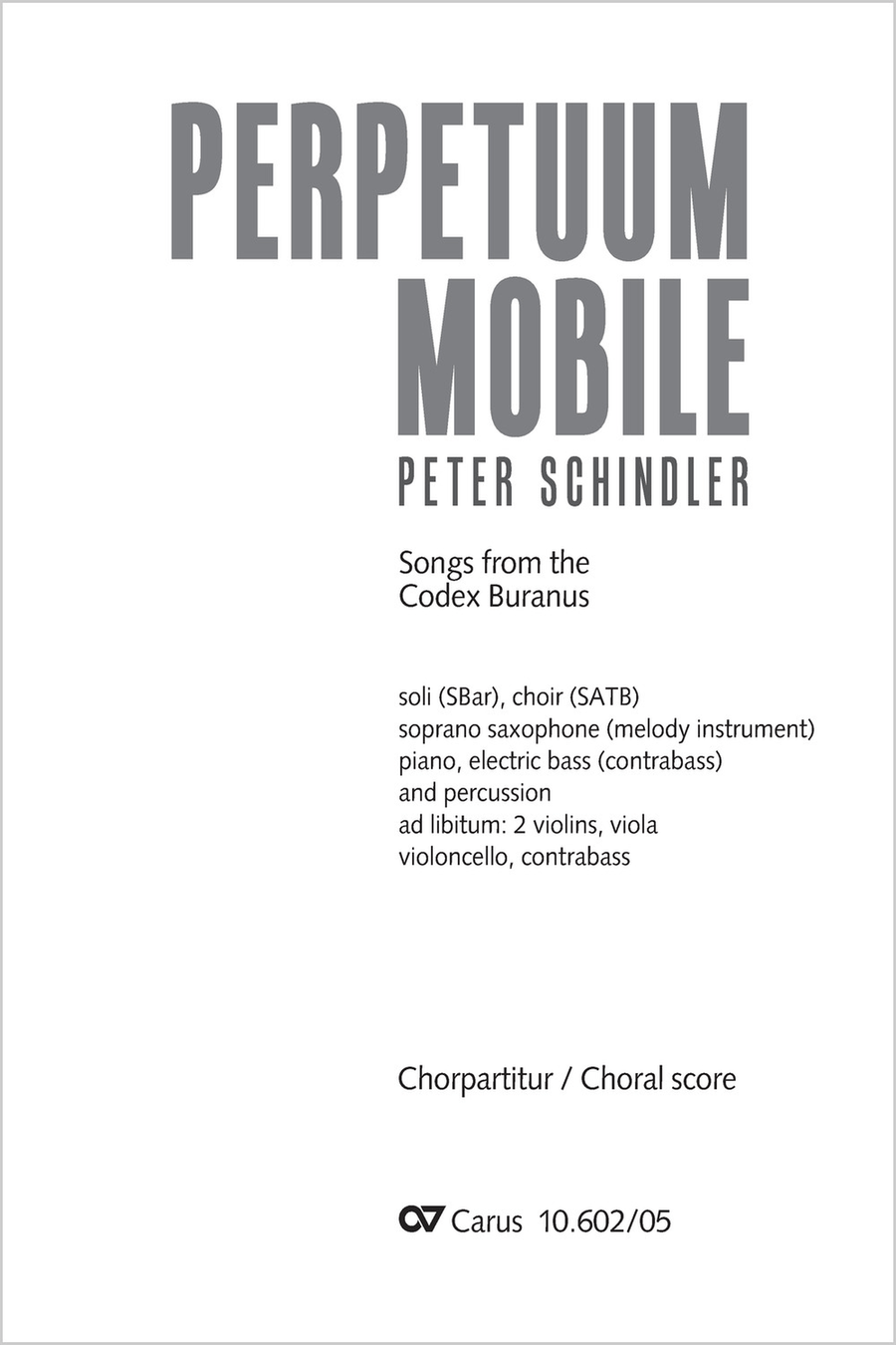 Perpetuum mobile 4-Part scores gallery preview page 1