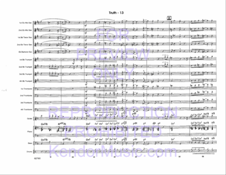 Truth Truth Jazz Ensemble scores gallery preview page 14