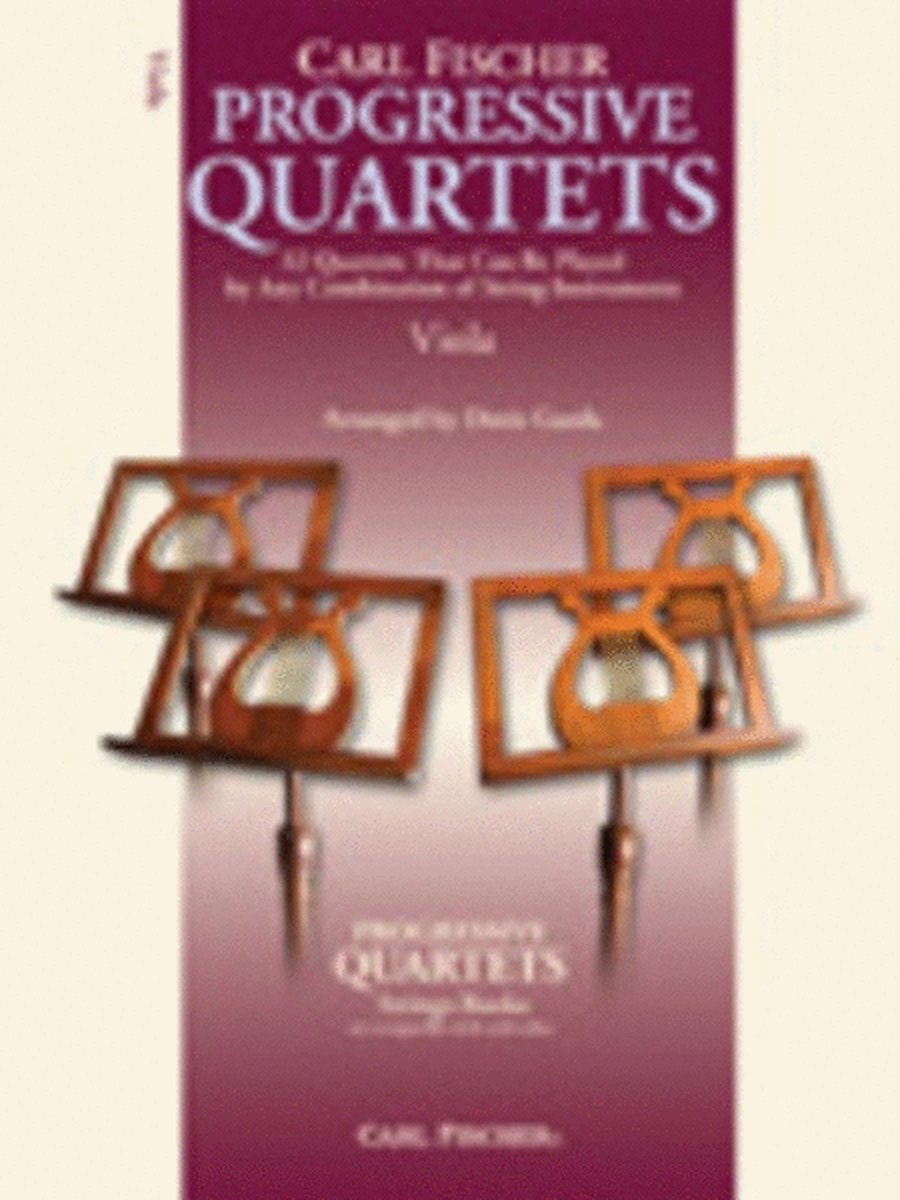 Progressive Quartets For Strings Viola