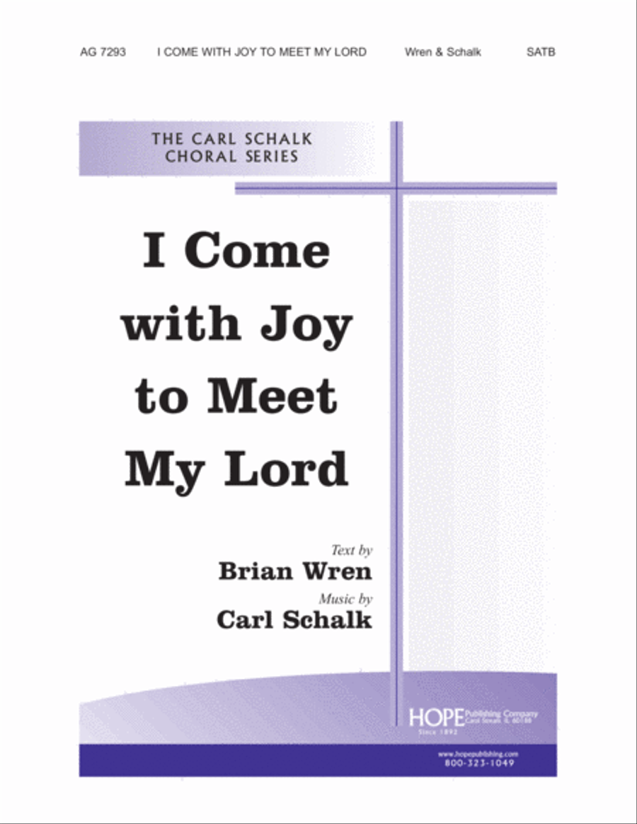 I Come with Joy to Meet My Lord 4-Part scores gallery preview page 1