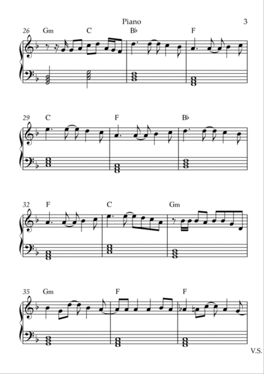 Starman Easy Piano scores gallery preview page 3