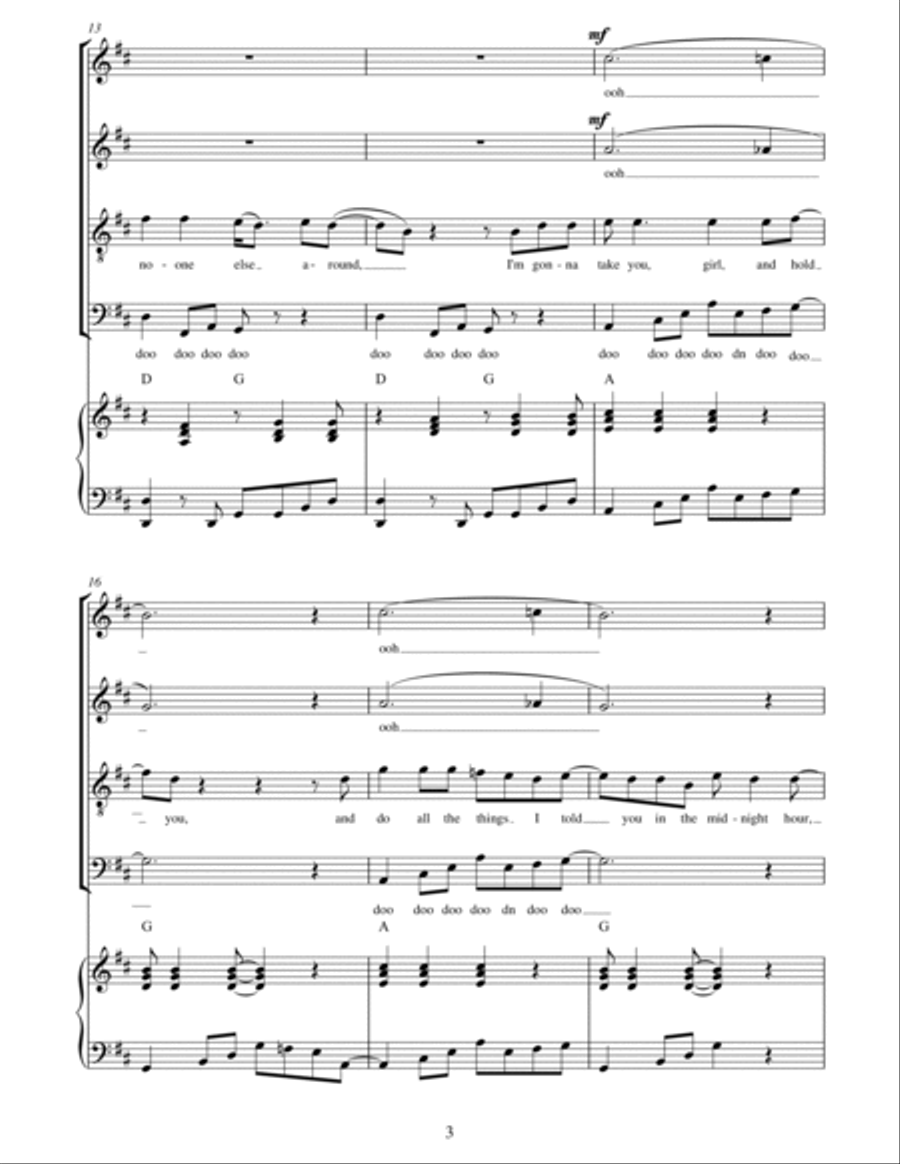 In The Midnight Hour 4-Part scores gallery preview page 3