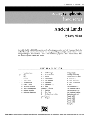 Ancient Lands: Score