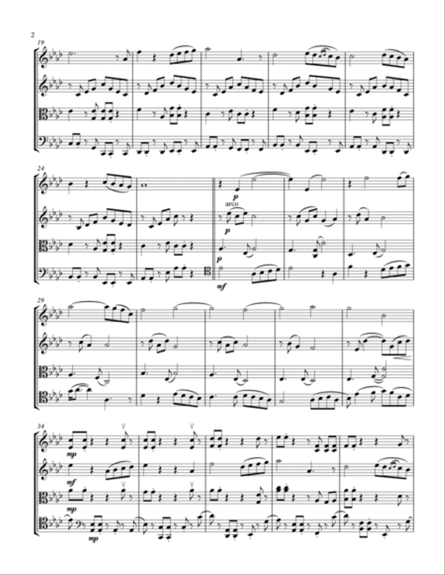 A Lover's Concerto A Lover's Concerto String Quartet scores gallery preview page 2