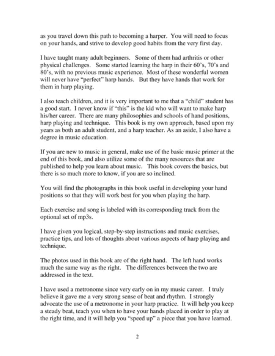 Interactive Harp, Learn to Play the Lever Harp in Easy Steps. (140 pages of harp learning enjoyment) Celtic Harp scores gallery preview page 6