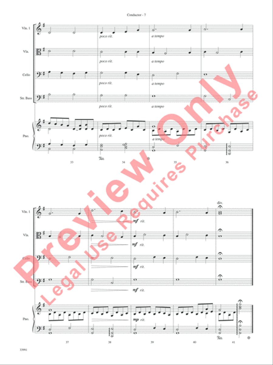 Around the World in One Concert String Orchestra scores gallery preview page 8