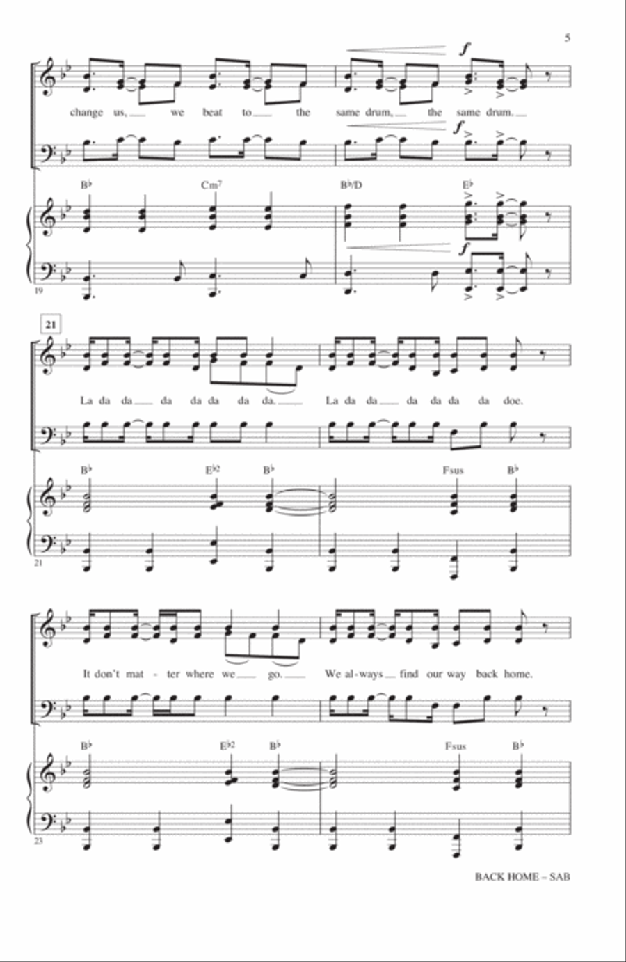 Back Home 3-Part scores gallery preview page 4