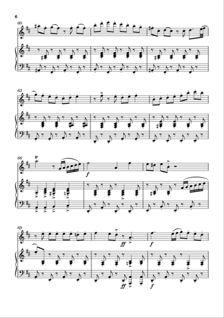 Circus Acrobats Circus Acrobats Flute Solo scores gallery preview page 6