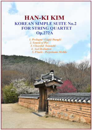 Book cover for Korean Simple Suite No.2 (For String Quartet)