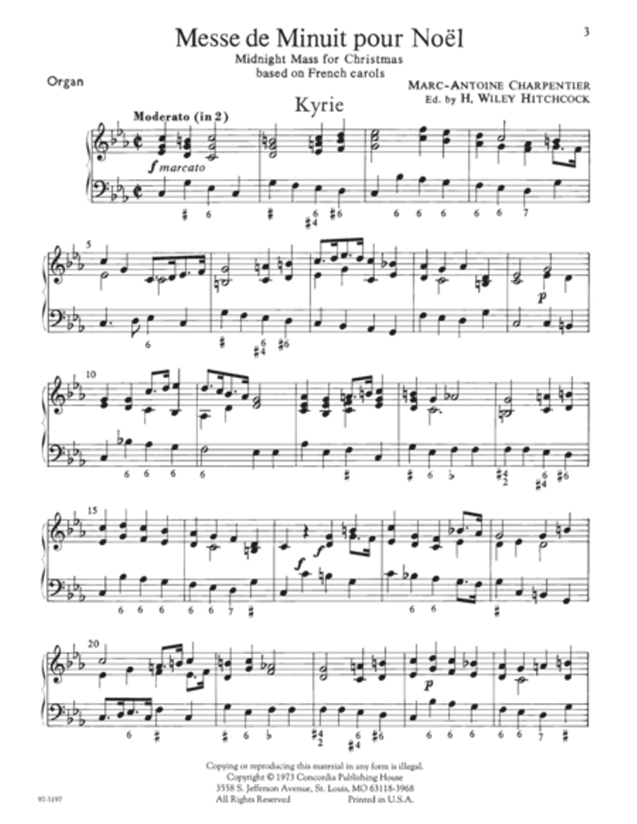 Messe de Minuit pour Noel (Organ score and instrumental parts on CD-ROM) Flute scores gallery preview page 2