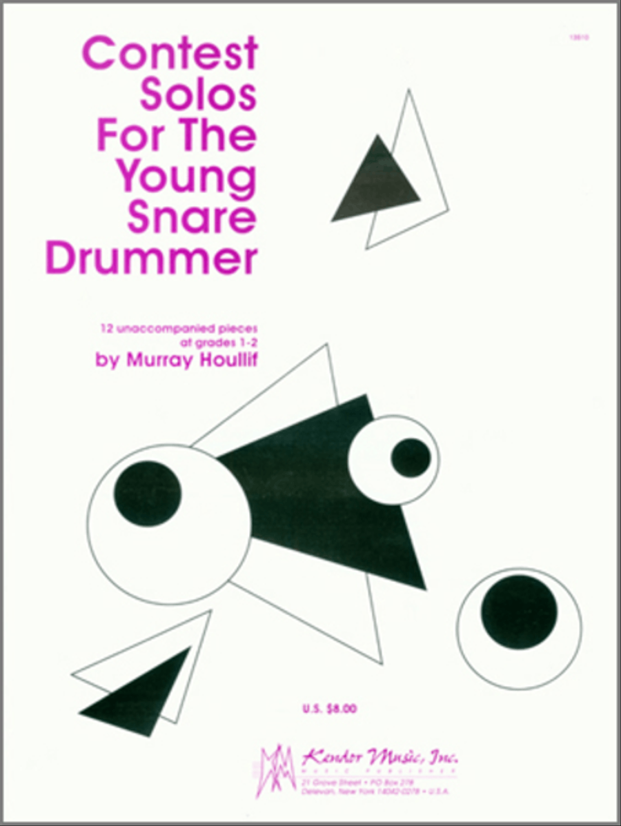 Contest Solos For The Young Snare Drummer by Murray Houllif Snare Drum - Sheet Music