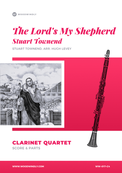 The Lord's My Shepherd (Psalm 23) - Stuart Townend - Clarinet Quartet or Quintet image number null