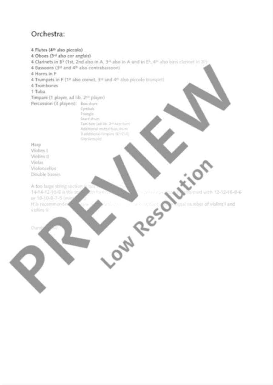 Symphonie Nr. 10 Orchestra scores gallery preview page 5
