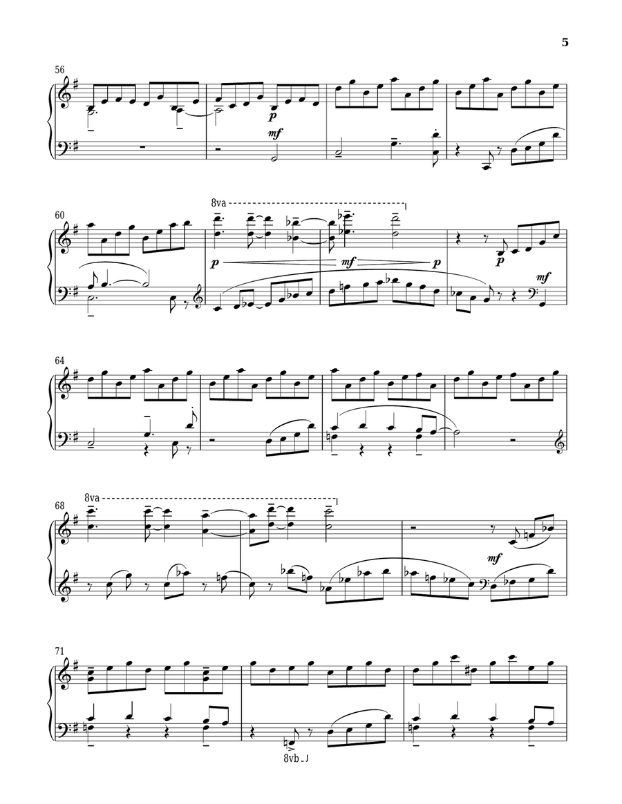 Very Put Together Piano Solo scores gallery preview page 5