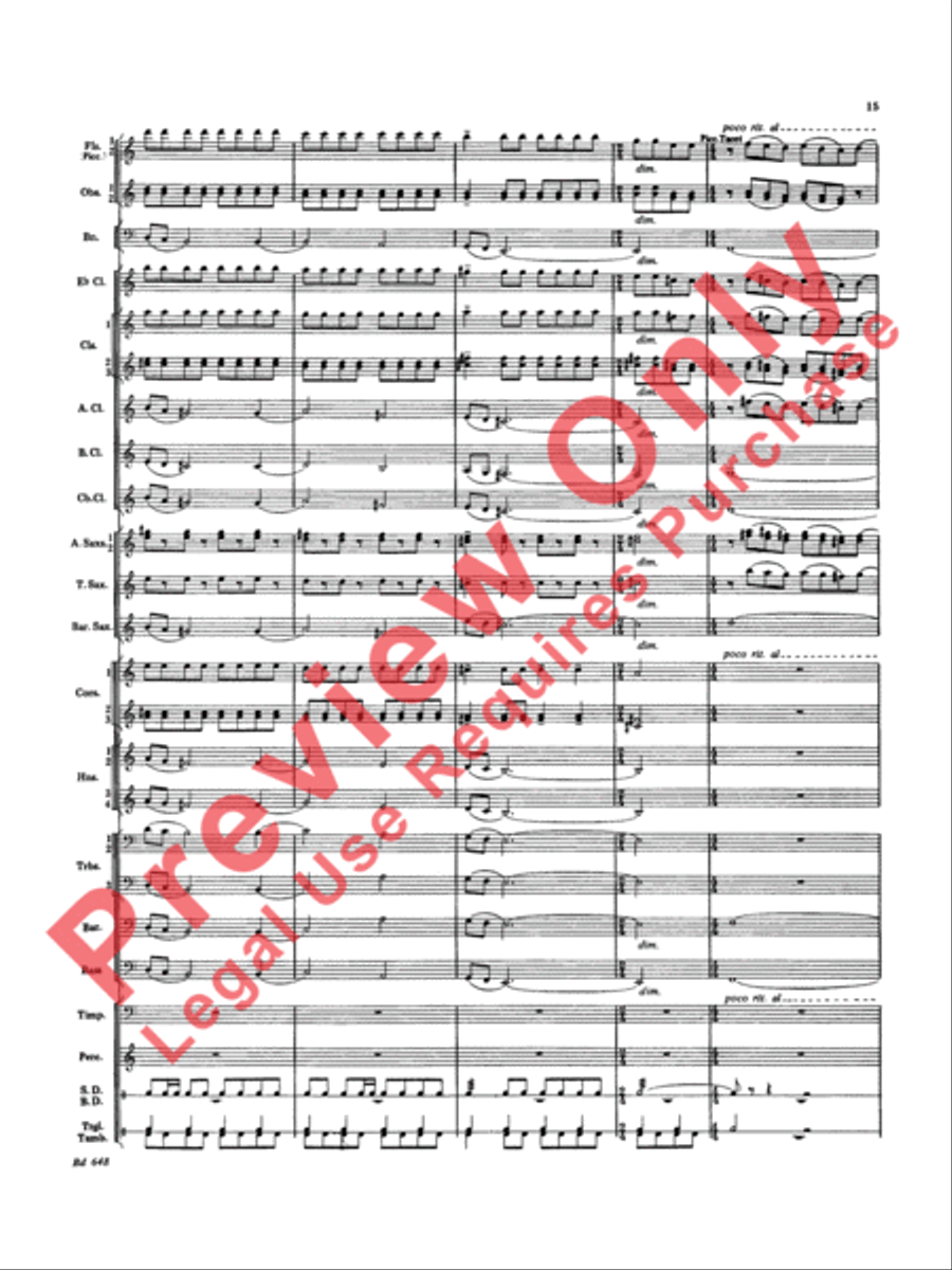 Overture Jubiloso Overture Jubiloso Concert Band scores gallery preview page 18