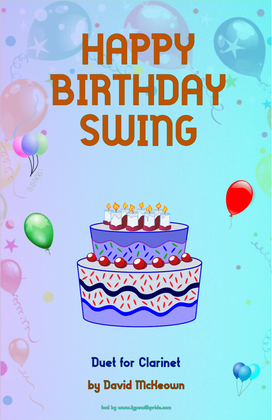 Happy Birthday Swing, for Clarinet Duet