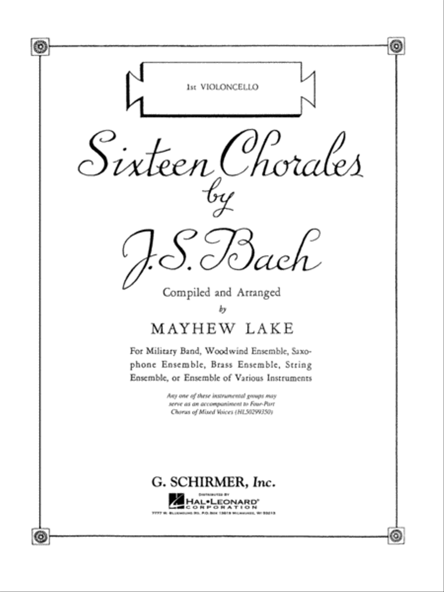 Sixteen Chorales Concert Band scores gallery preview page 1