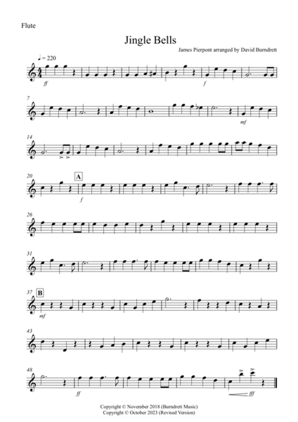 Jingle Bells (Easy Version!) for Flute and Cello Duet image number null
