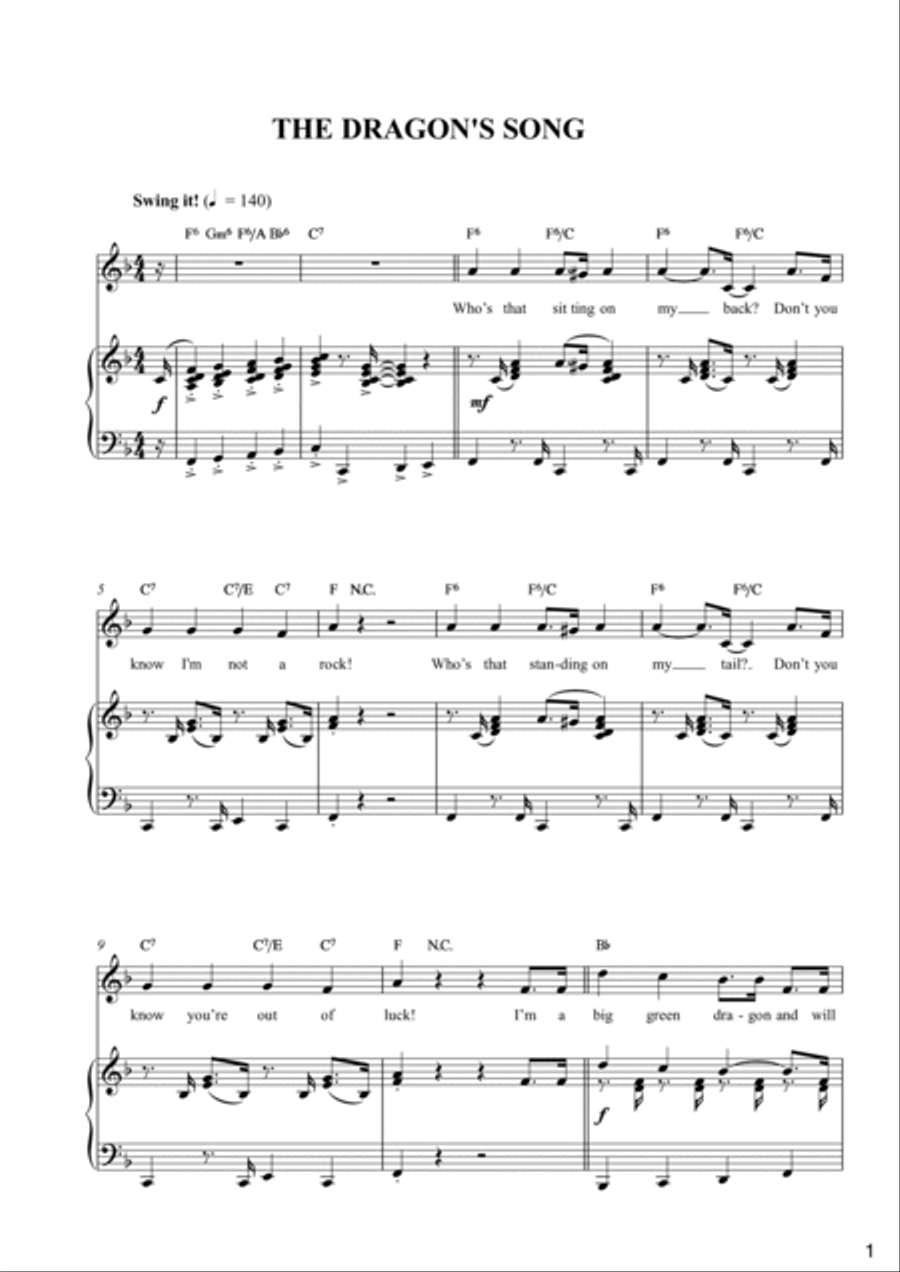 8 Little Songs For Little People Voice scores gallery preview page 3