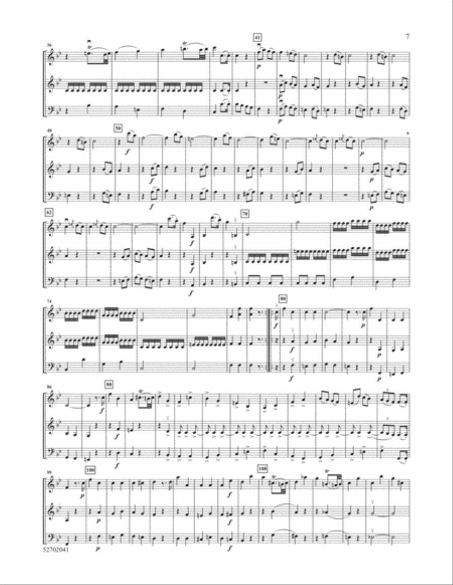 The String Trio: Vol. II(b) String Trio scores gallery preview page 5