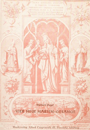 Book cover for Dopf: Vier neue Marien-Gesange