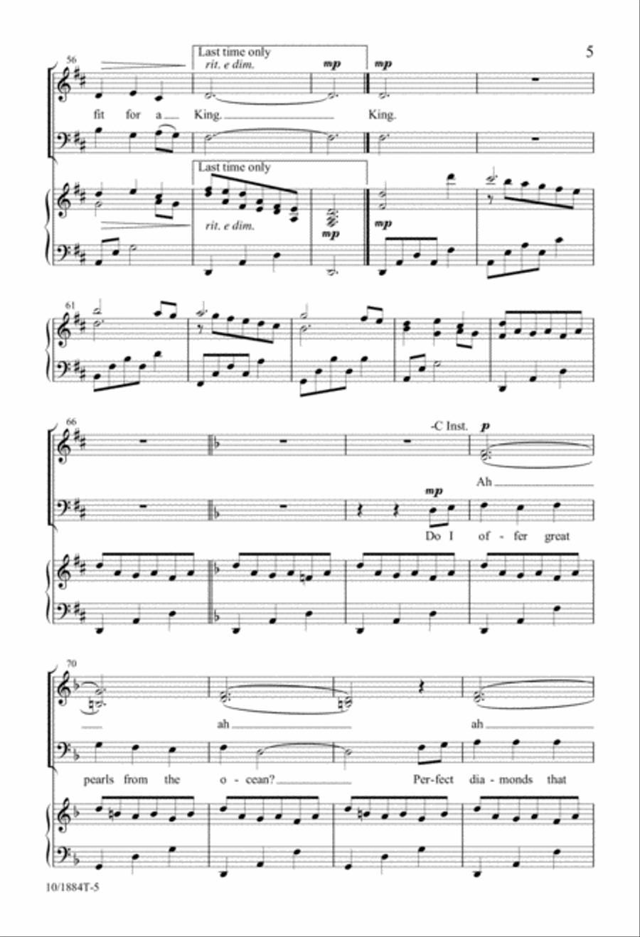 Fit For a King 4-Part scores gallery preview page 5