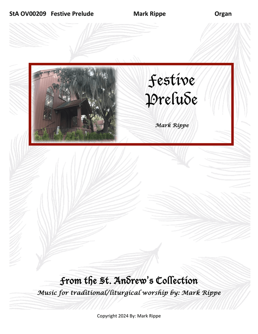 Festive Prelude (StA OV00209) Organ Solo scores gallery preview page 1