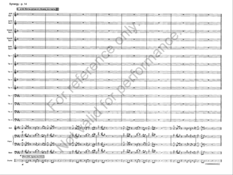Synergy Jazz Ensemble scores gallery preview page 13