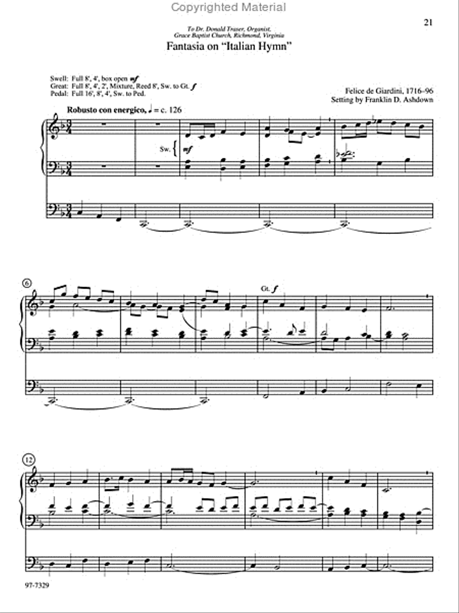 Eight Festive Postludes Organ scores gallery preview page 5