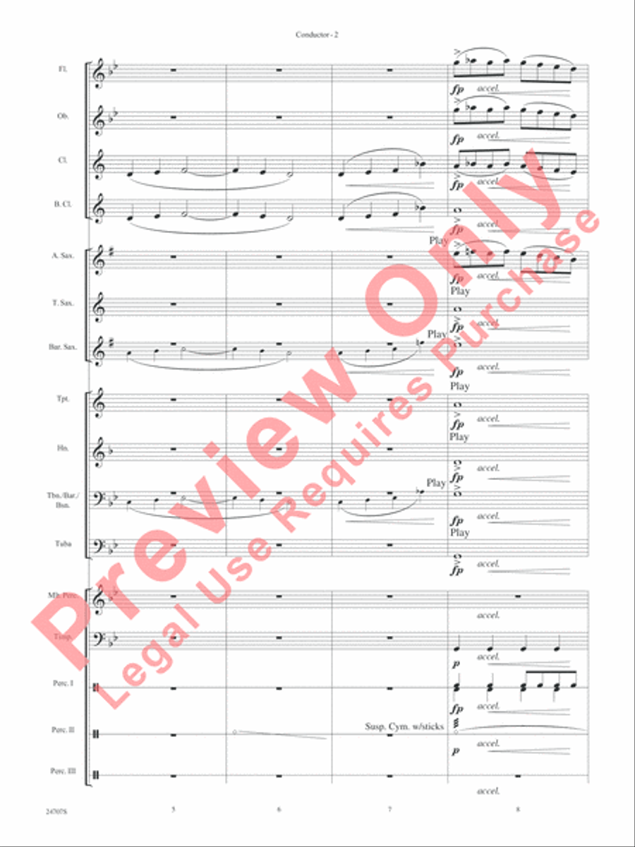 Hooroosh! Concert Band scores gallery preview page 4