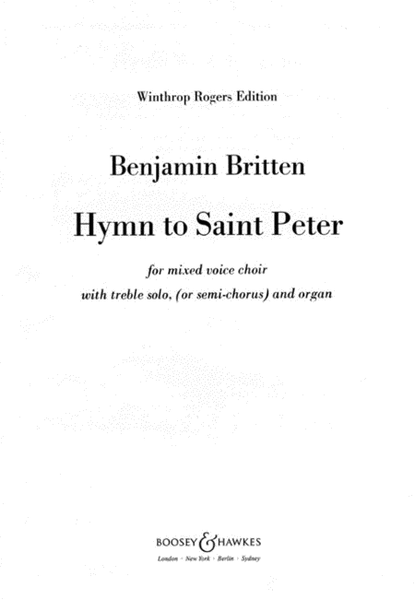 Hymn to Saint Peter, Op. 56a image number null
