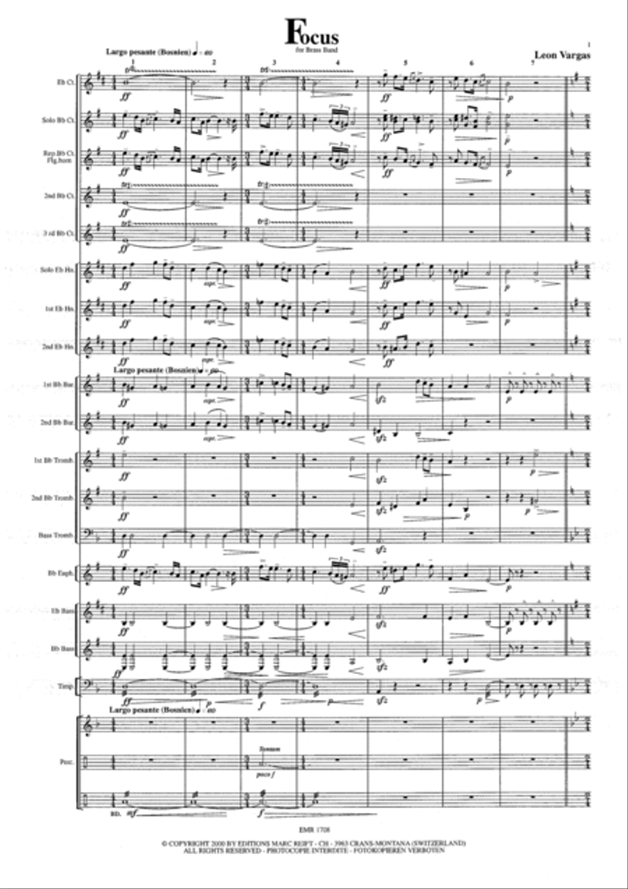 Focus Focus Brass Band scores gallery preview page 3